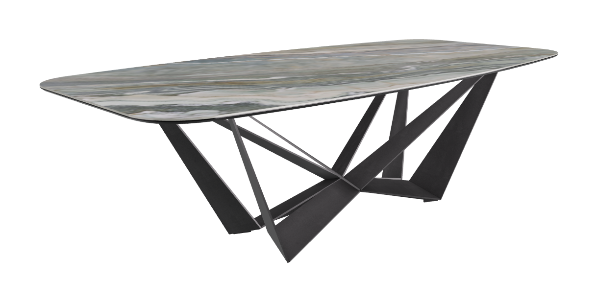 Cattelan Italia Skorpio Keramik Barrel Shaped Dining Table 200 & 240