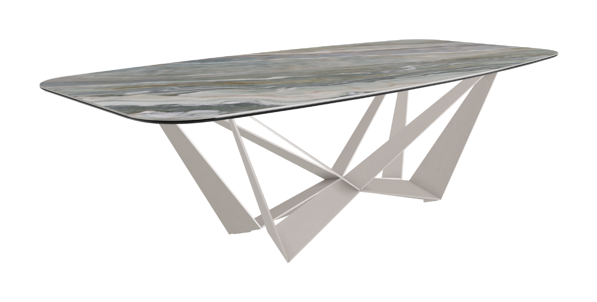 Cattelan Italia Skorpio Keramik Barrel Shaped Dining Table 200 & 240
