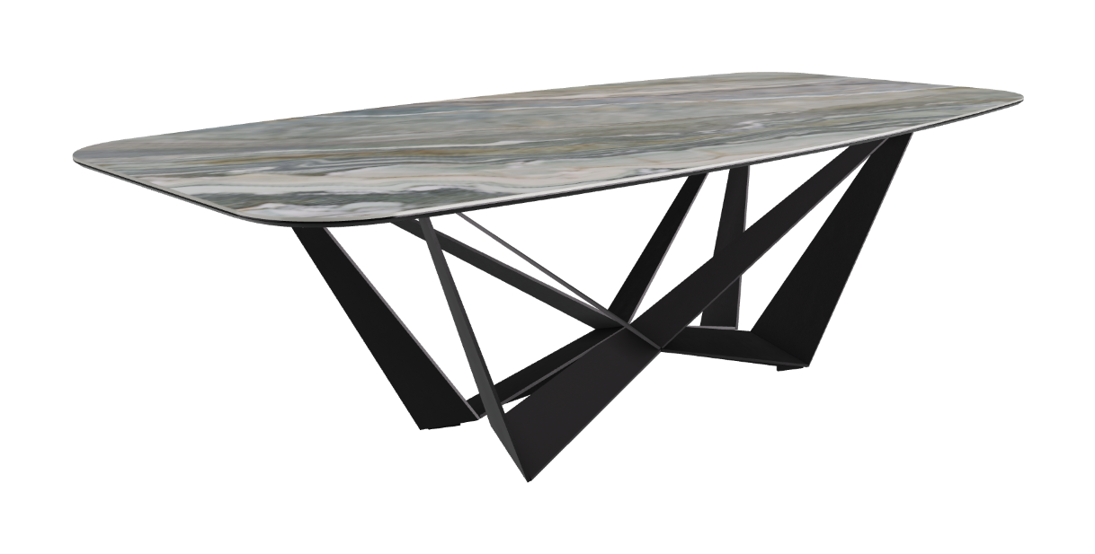 Cattelan Italia Skorpio Keramik Barrel Shaped Dining Table 200 & 240