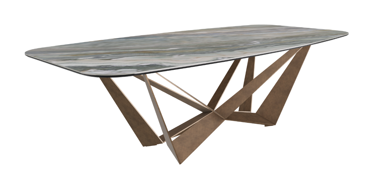 Cattelan Italia Skorpio Keramik Barrel Shaped Dining Table 200 & 240