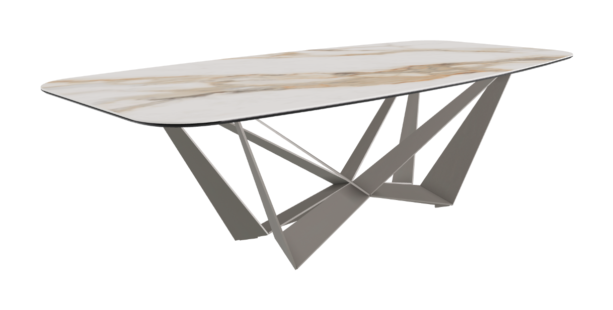 Cattelan Italia Skorpio Keramik Barrel Shaped Dining Table 200 & 240