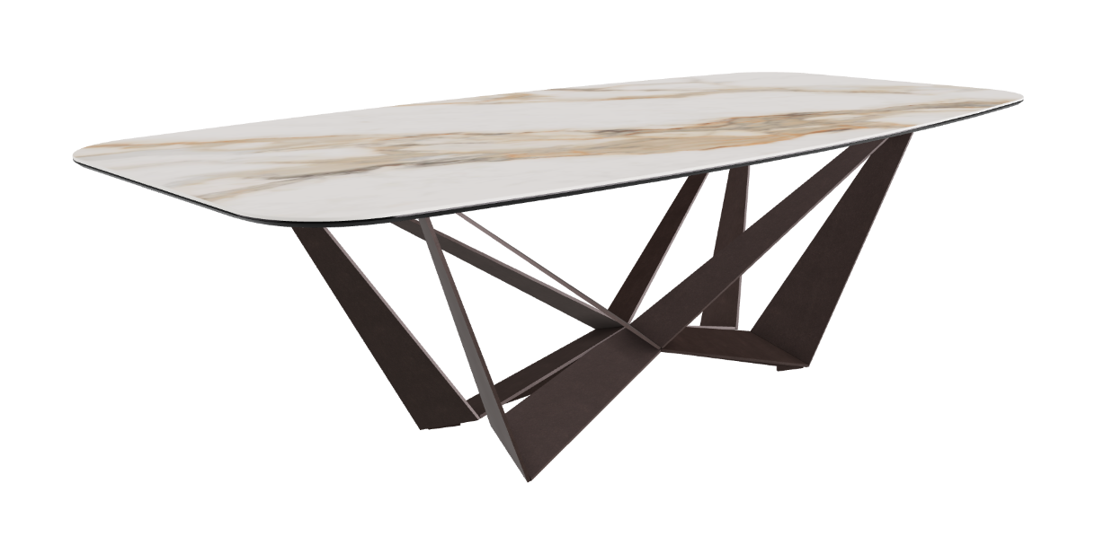 Cattelan Italia Skorpio Keramik Barrel Shaped Dining Table 200 & 240