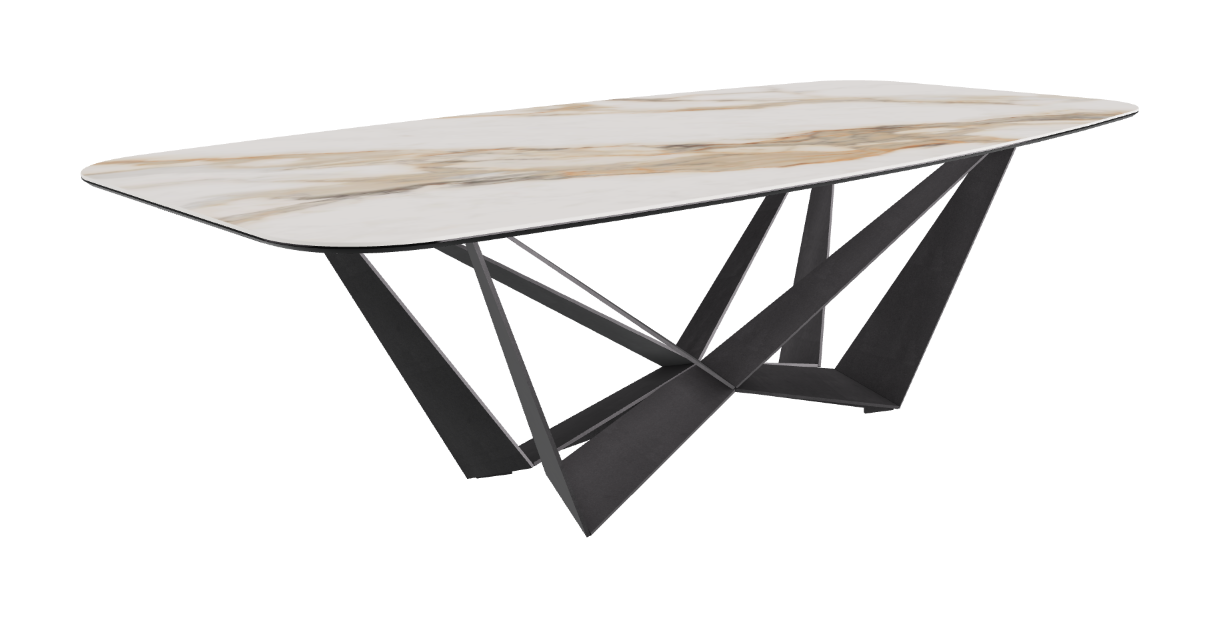 Cattelan Italia Skorpio Keramik Barrel Shaped Dining Table 200 & 240