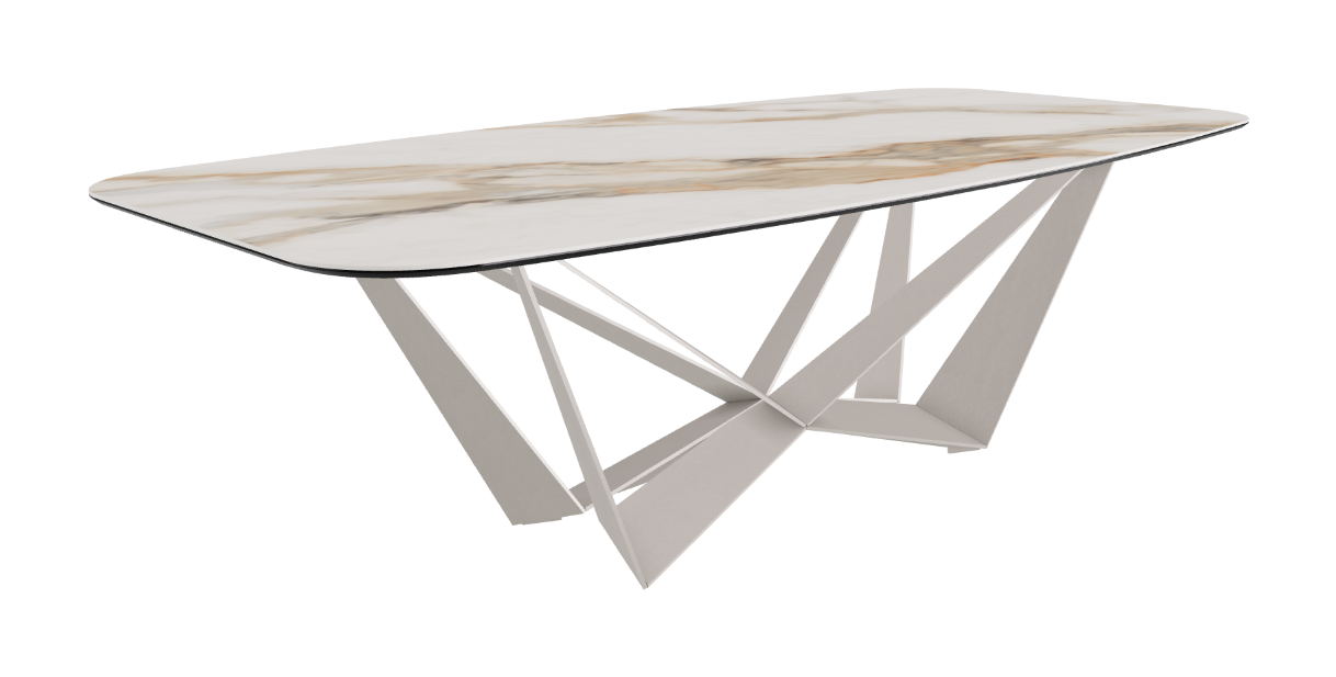 Cattelan Italia Skorpio Keramik Barrel Shaped Dining Table 200 & 240