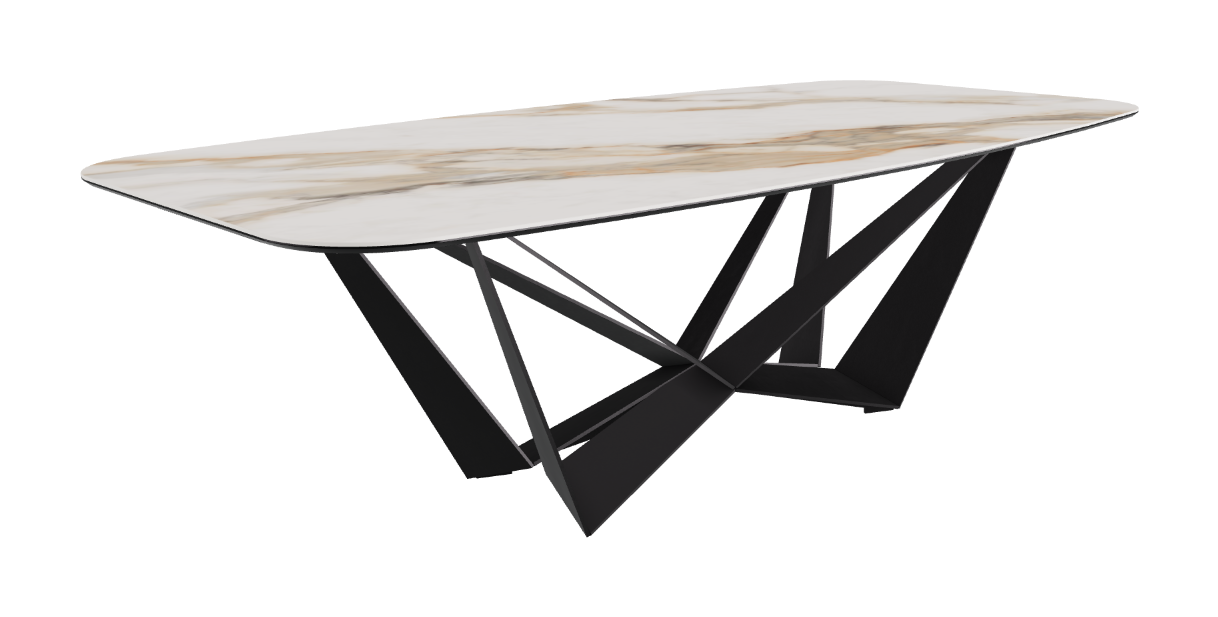 Cattelan Italia Skorpio Keramik Barrel Shaped Dining Table 200 & 240
