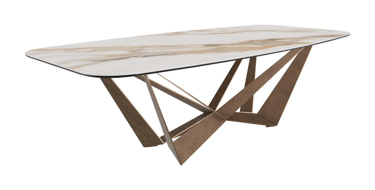 Cattelan Italia Skorpio Keramik Barrel Shaped Dining Table 200 & 240