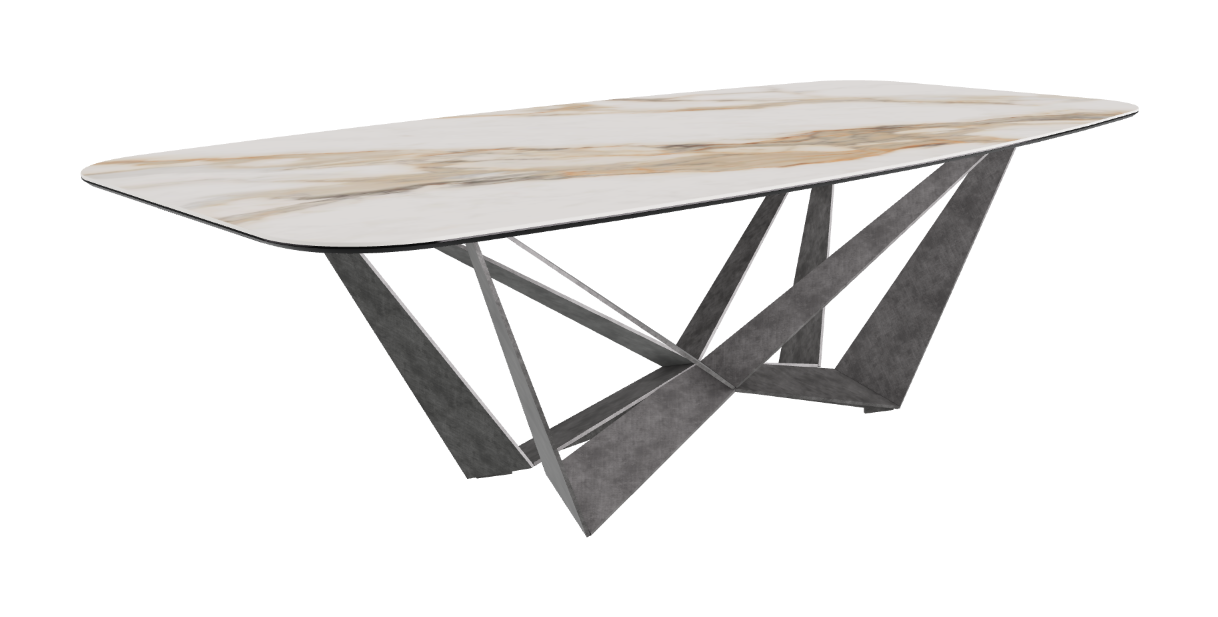 Cattelan Italia Skorpio Keramik Barrel Shaped Dining Table 200 & 240