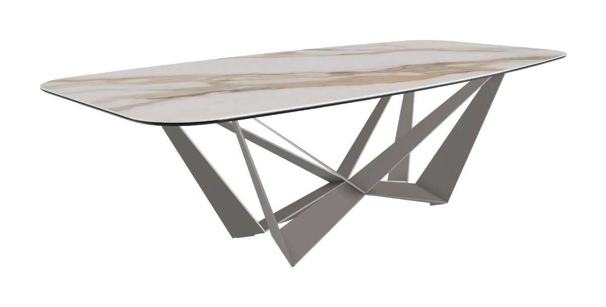 Cattelan Italia Skorpio Keramik Barrel Shaped Dining Table 200 & 240