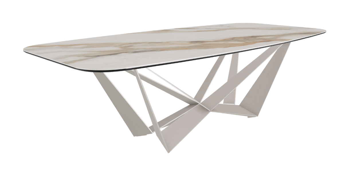 Cattelan Italia Skorpio Keramik Barrel Shaped Dining Table 200 & 240