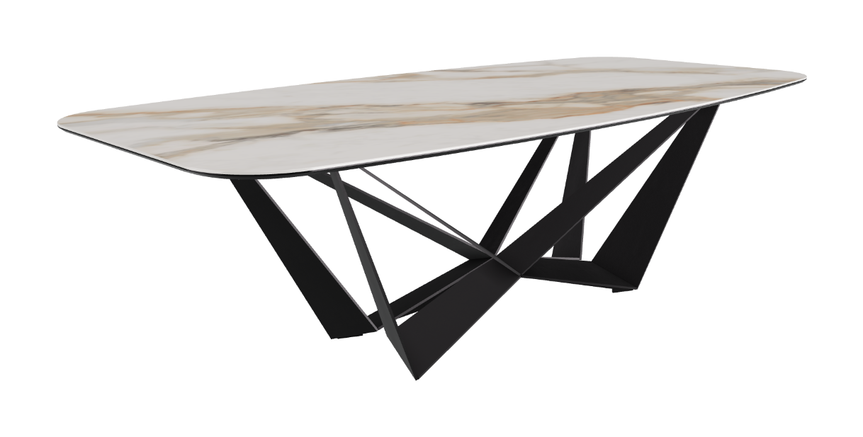 Cattelan Italia Skorpio Keramik Barrel Shaped Dining Table 200 & 240
