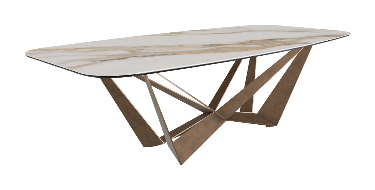 Cattelan Italia Skorpio Keramik Barrel Shaped Dining Table 200 & 240
