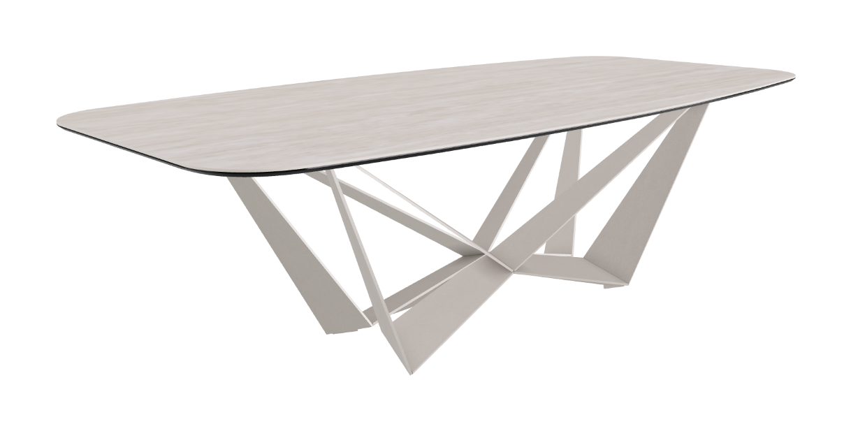 Cattelan Italia Skorpio Keramik Barrel Shaped Dining Table 200 & 240