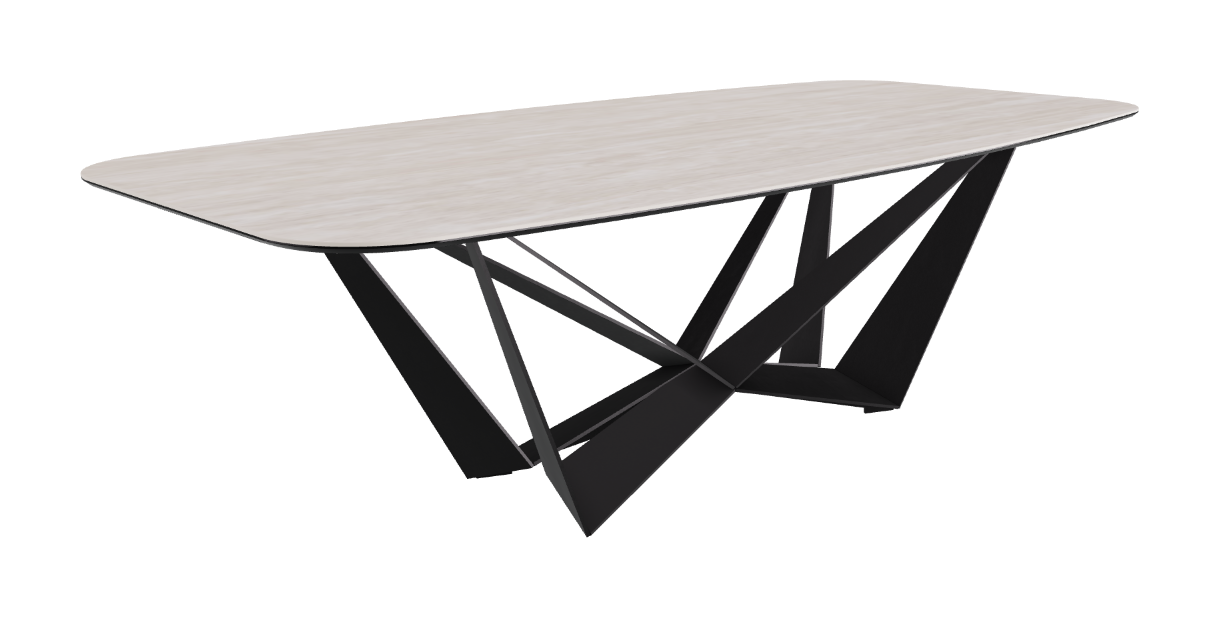 Cattelan Italia Skorpio Keramik Barrel Shaped Dining Table 200 & 240