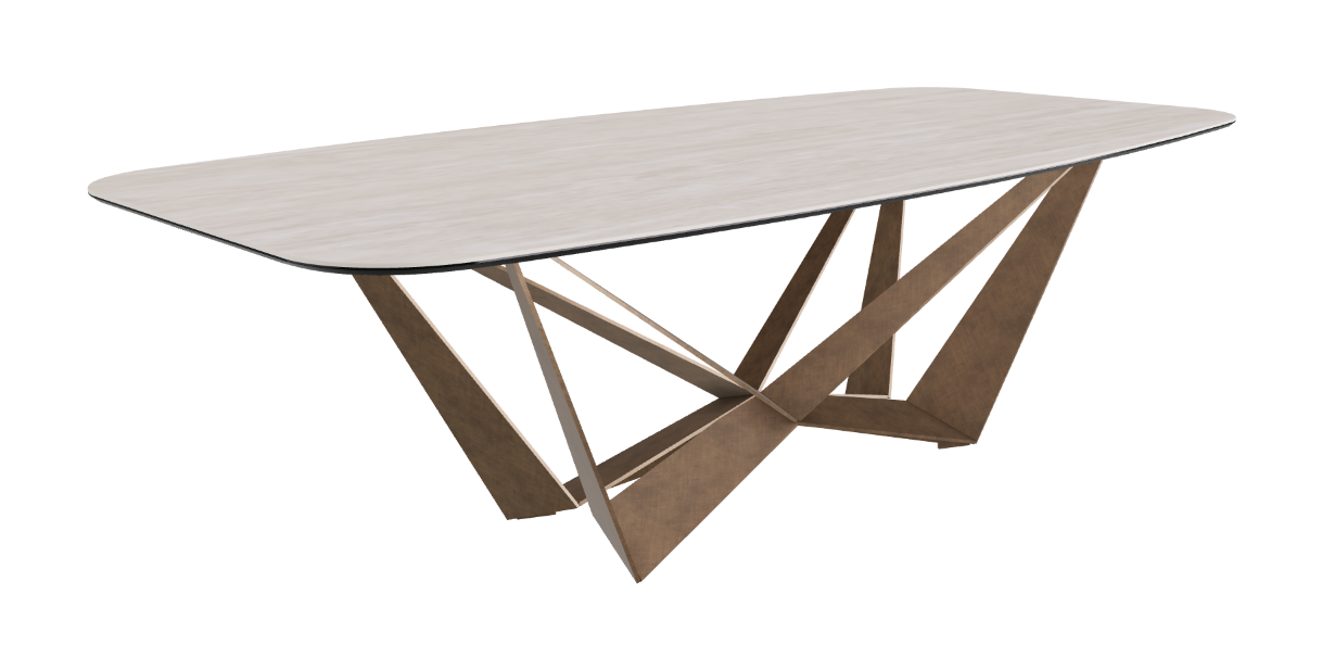 Cattelan Italia Skorpio Keramik Barrel Shaped Dining Table 200 & 240