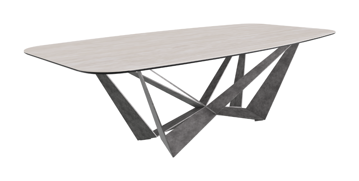 Cattelan Italia Skorpio Keramik Barrel Shaped Dining Table 200 & 240