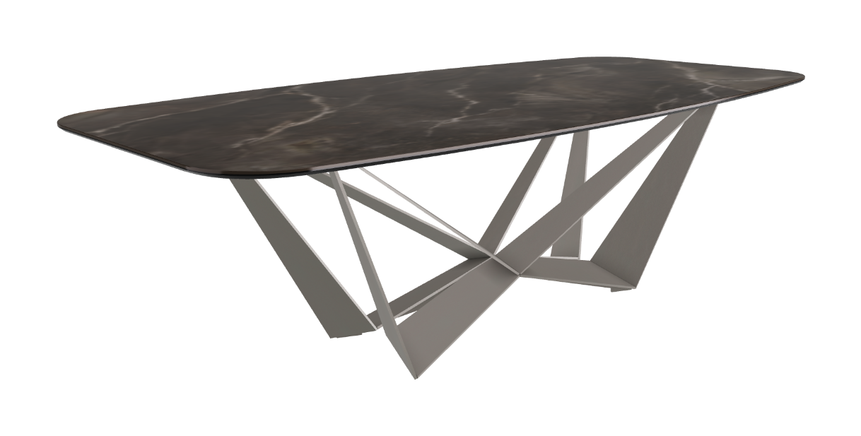 Cattelan Italia Skorpio Keramik Barrel Shaped Dining Table 200 & 240