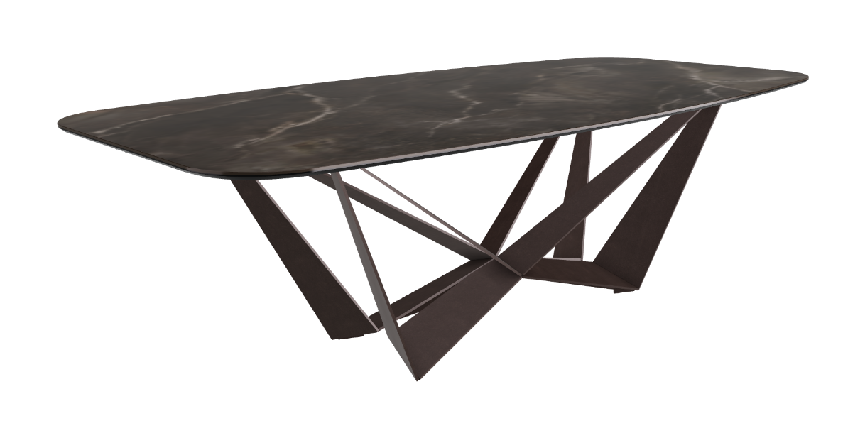 Cattelan Italia Skorpio Keramik Barrel Shaped Dining Table 200 & 240
