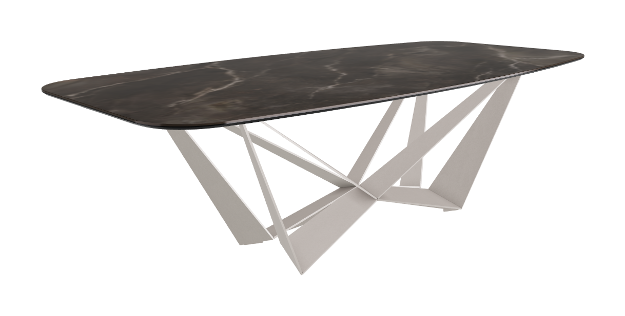 Cattelan Italia Skorpio Keramik Barrel Shaped Dining Table 200 & 240