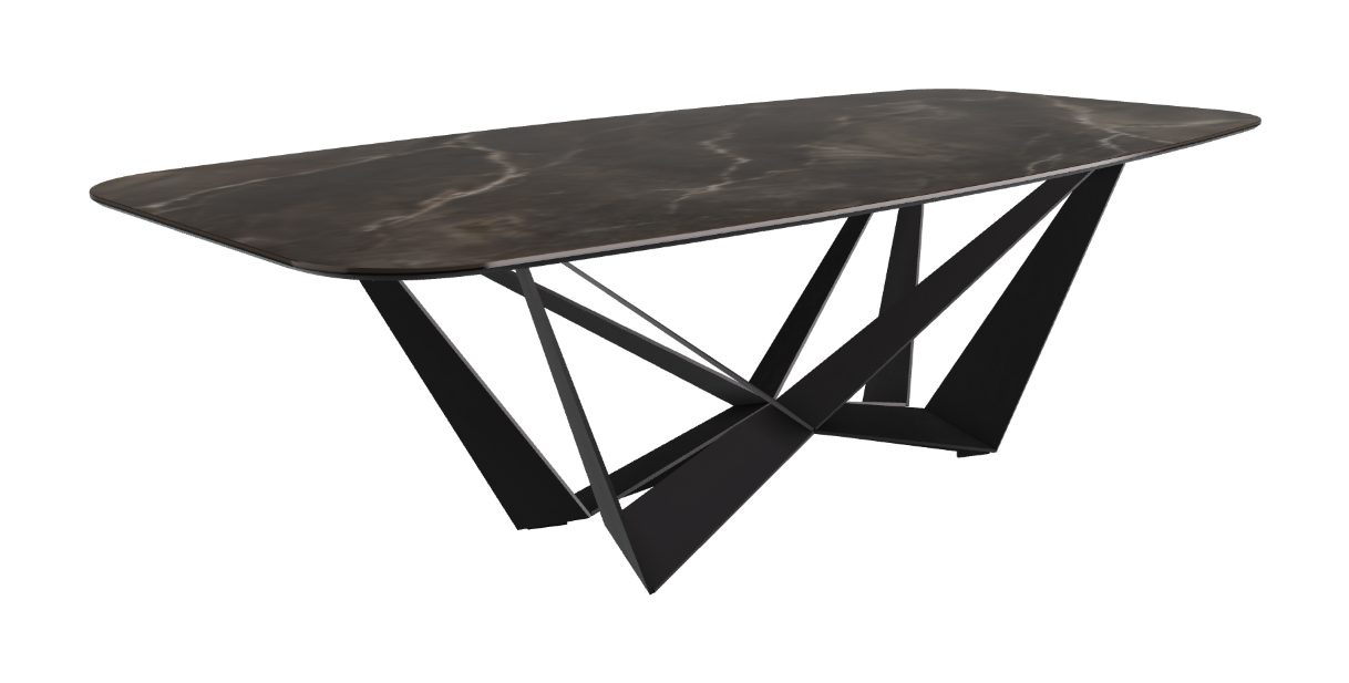Cattelan Italia Skorpio Keramik Barrel Shaped Dining Table 200 & 240