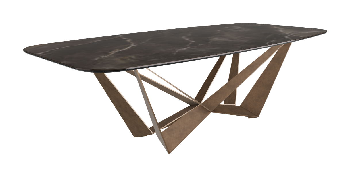 Cattelan Italia Skorpio Keramik Barrel Shaped Dining Table 200 & 240