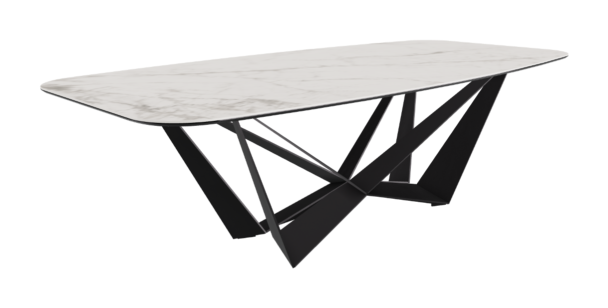 Cattelan Italia Skorpio Keramik Barrel Shaped Dining Table 200 & 240