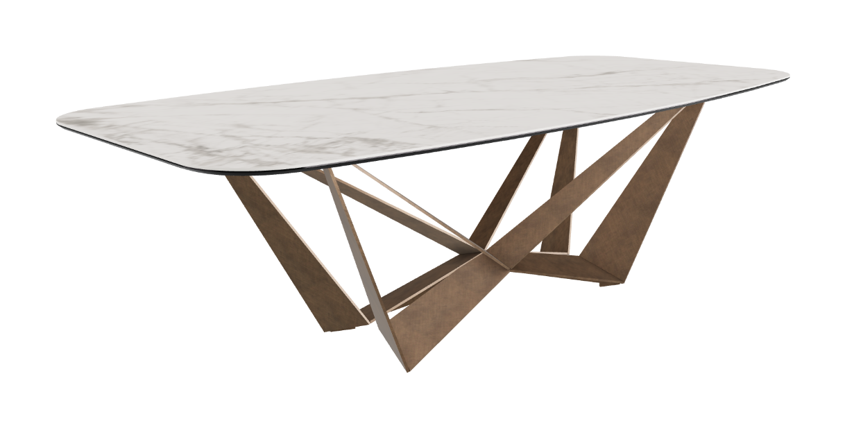 Cattelan Italia Skorpio Keramik Barrel Shaped Dining Table 200 & 240