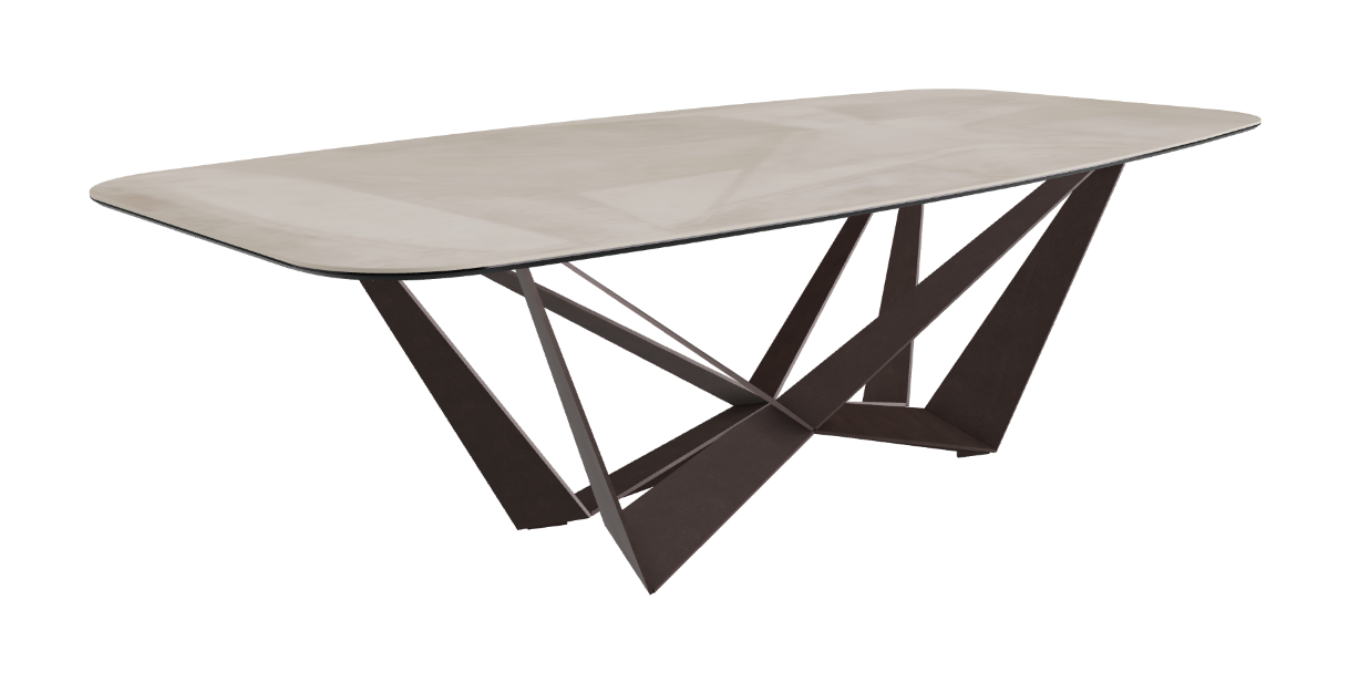 Cattelan Italia Skorpio Keramik Barrel Shaped Dining Table 200 & 240