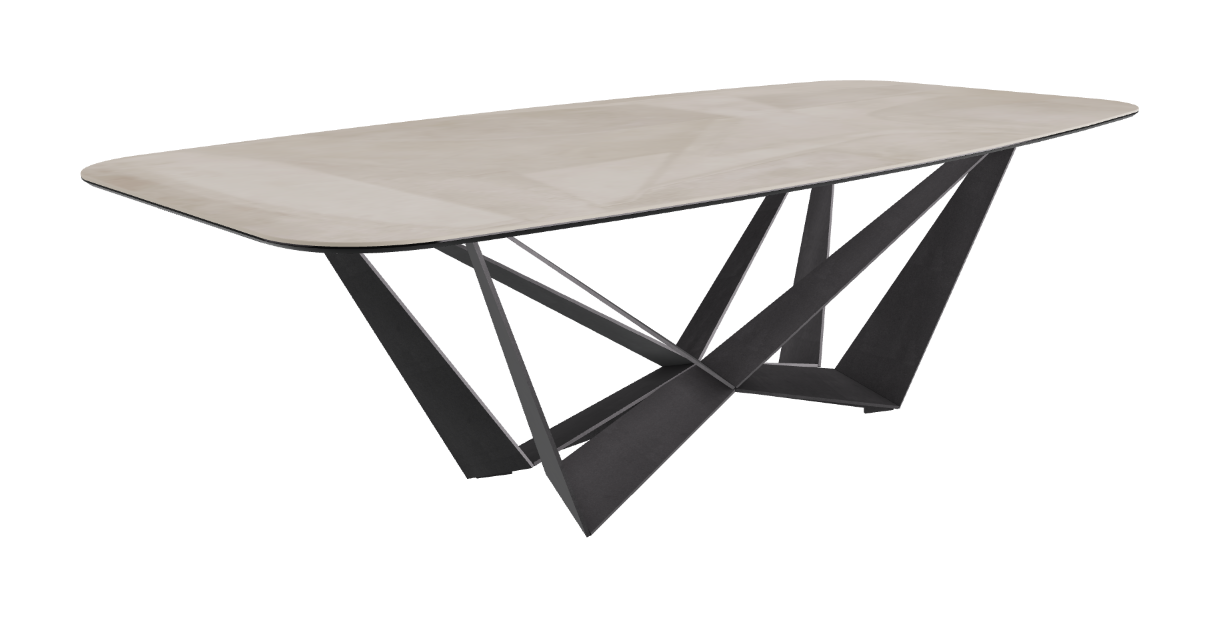 Cattelan Italia Skorpio Keramik Barrel Shaped Dining Table 200 & 240