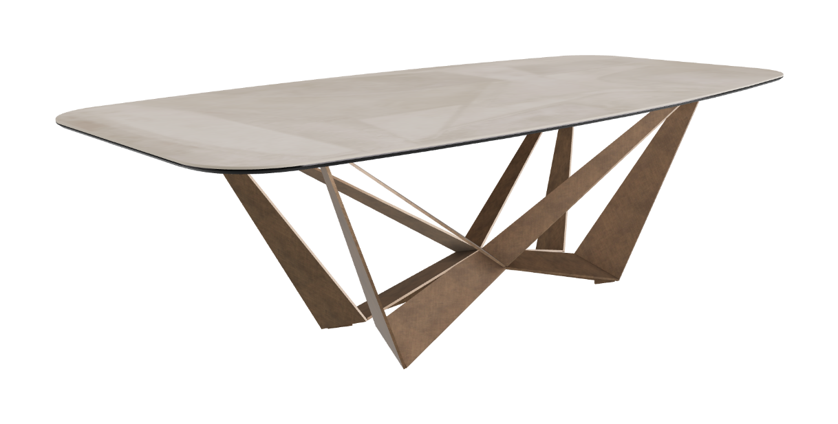 Cattelan Italia Skorpio Keramik Barrel Shaped Dining Table 200 & 240