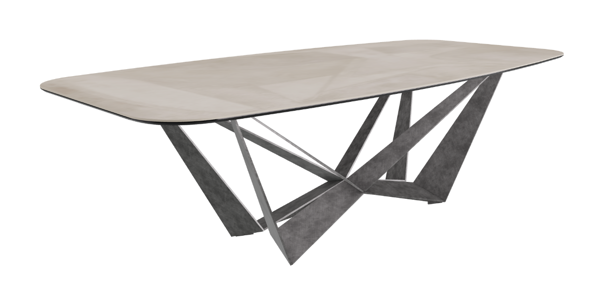 Cattelan Italia Skorpio Keramik Barrel Shaped Dining Table 200 & 240