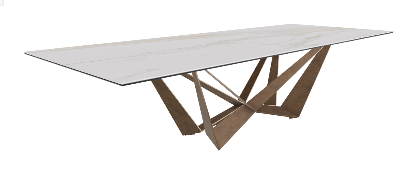 Cattelan Italia Skorpio Keramik Rectangular Dining Table 300