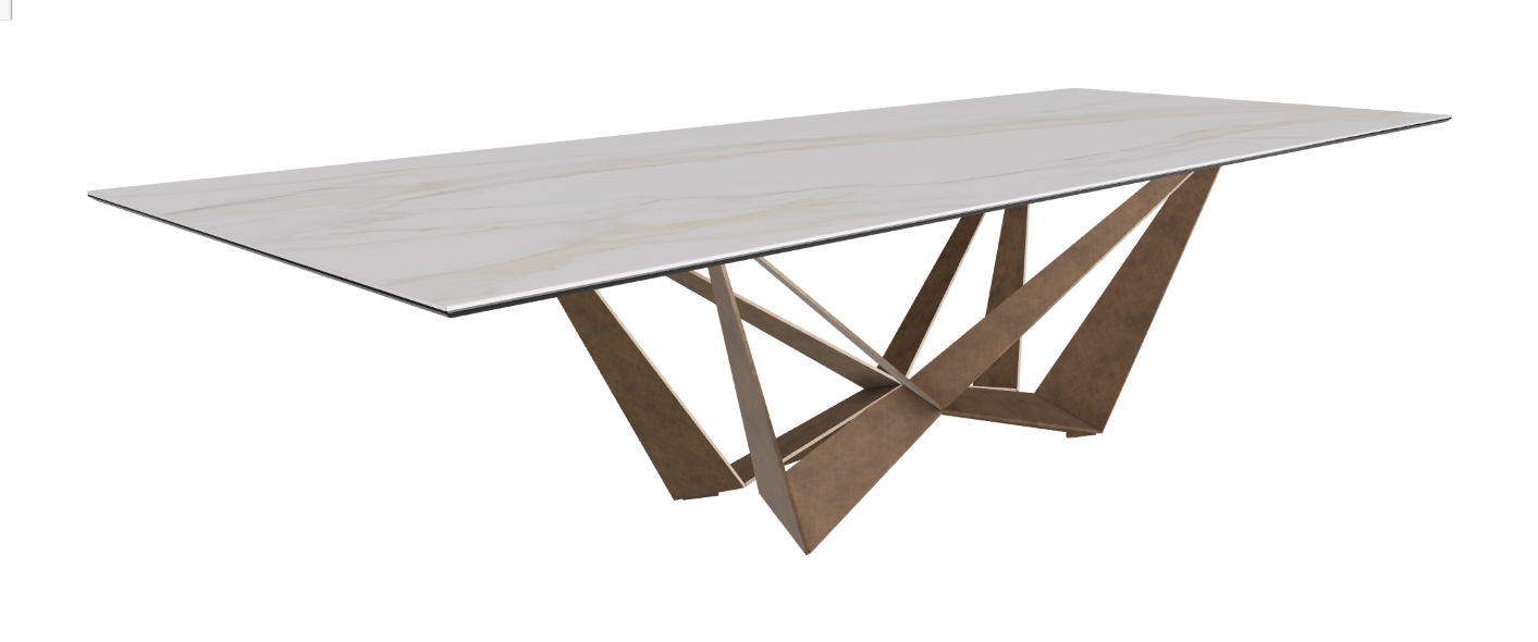 Cattelan Italia Skorpio Keramik Rectangular Dining Table 300