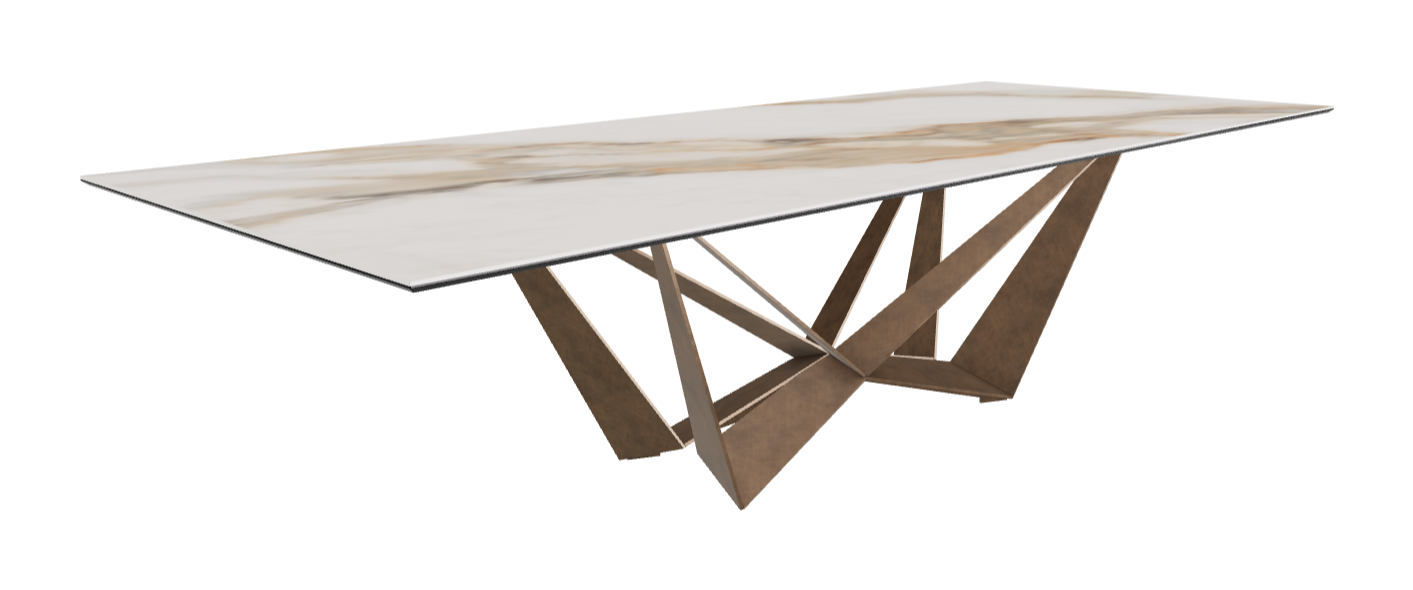 Cattelan Italia Skorpio Keramik Rectangular Dining Table 300