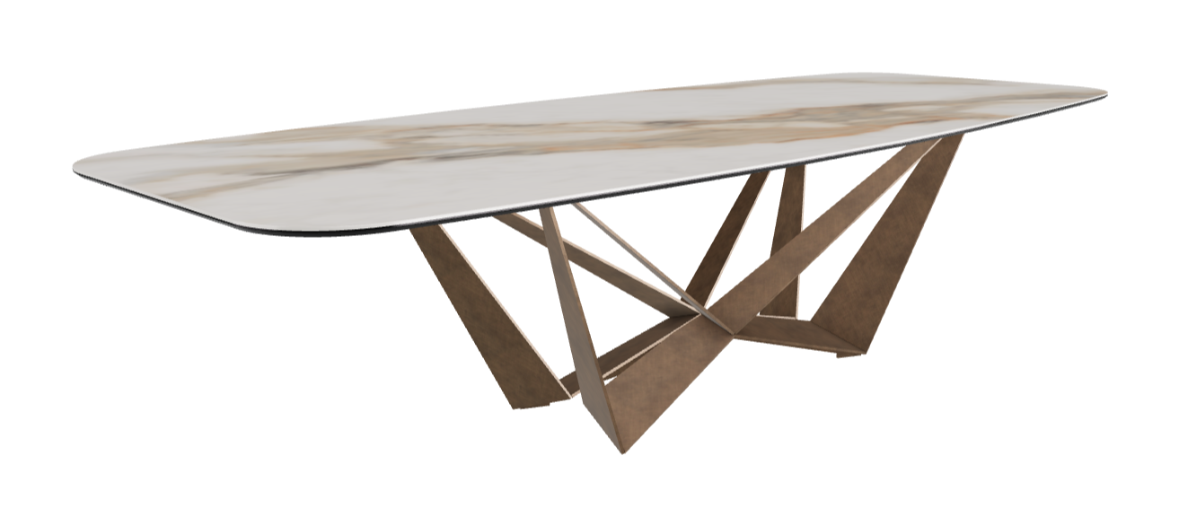 Cattelan Italia Skorpio Keramik Barrel Shaped Dining Table 300 & 320