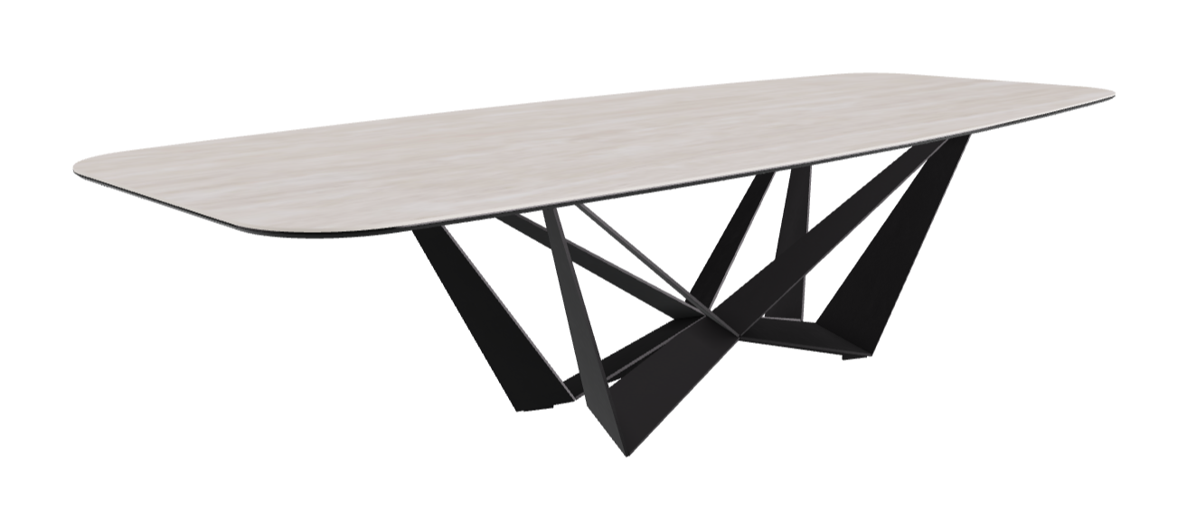 Cattelan Italia Skorpio Keramik Barrel Shaped Dining Table 300 & 320