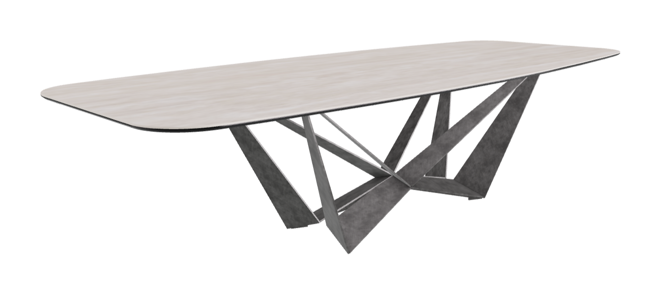 Cattelan Italia Skorpio Keramik Barrel Shaped Dining Table 300 & 320