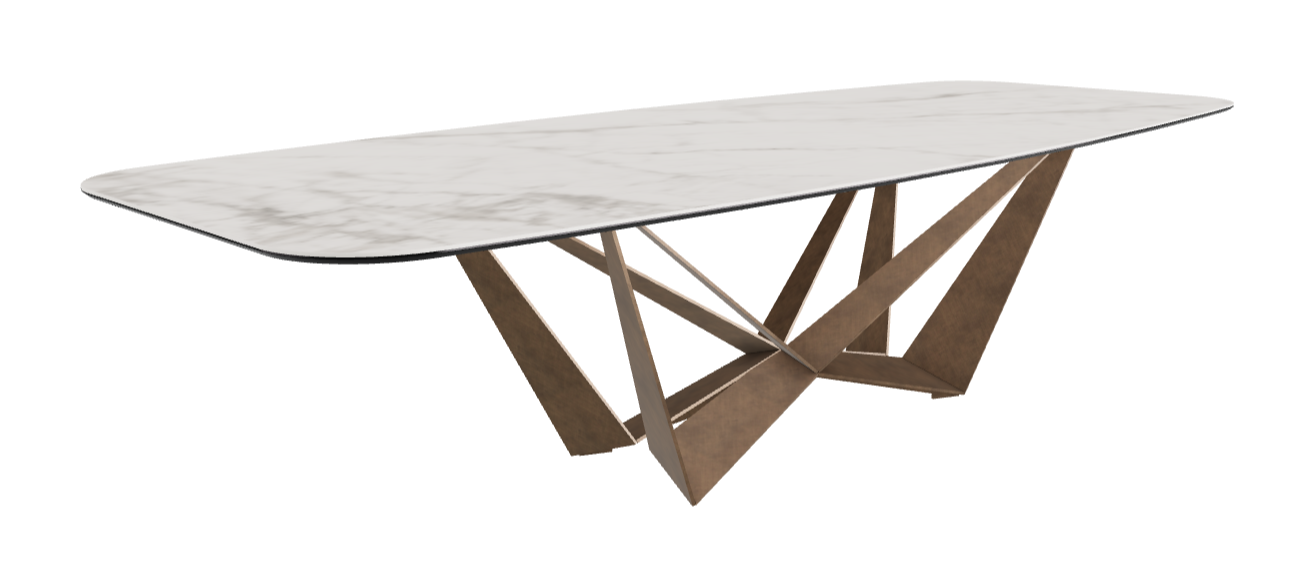 Cattelan Italia Skorpio Keramik Barrel Shaped Dining Table 300 & 320