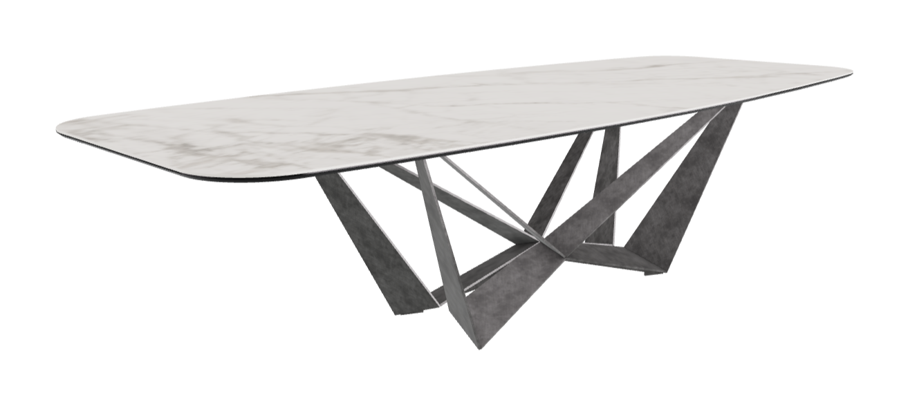 Cattelan Italia Skorpio Keramik Barrel Shaped Dining Table 300 & 320