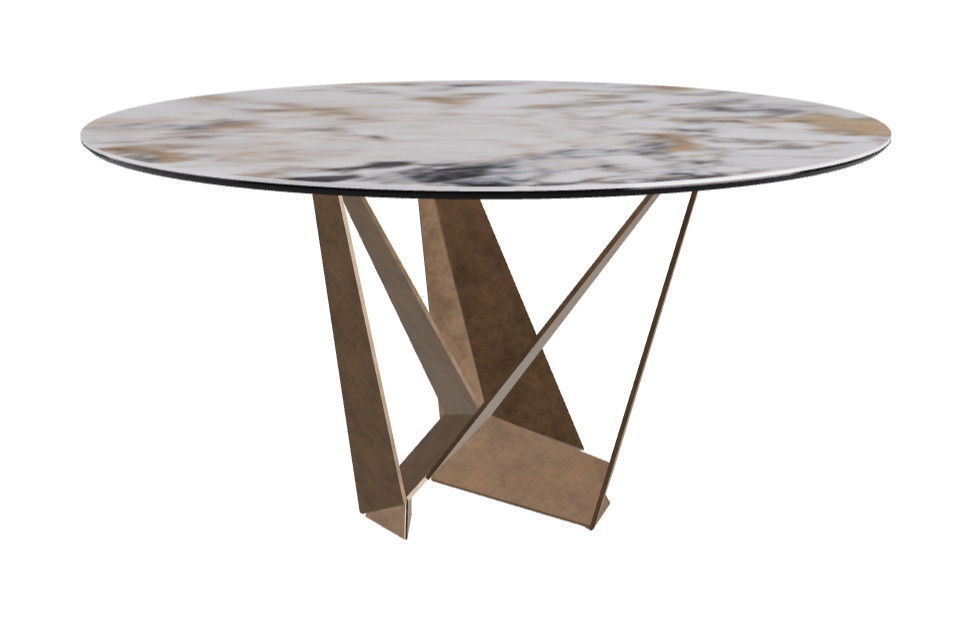 Cattelan Italia Skorpio Keramik Round Dining Table