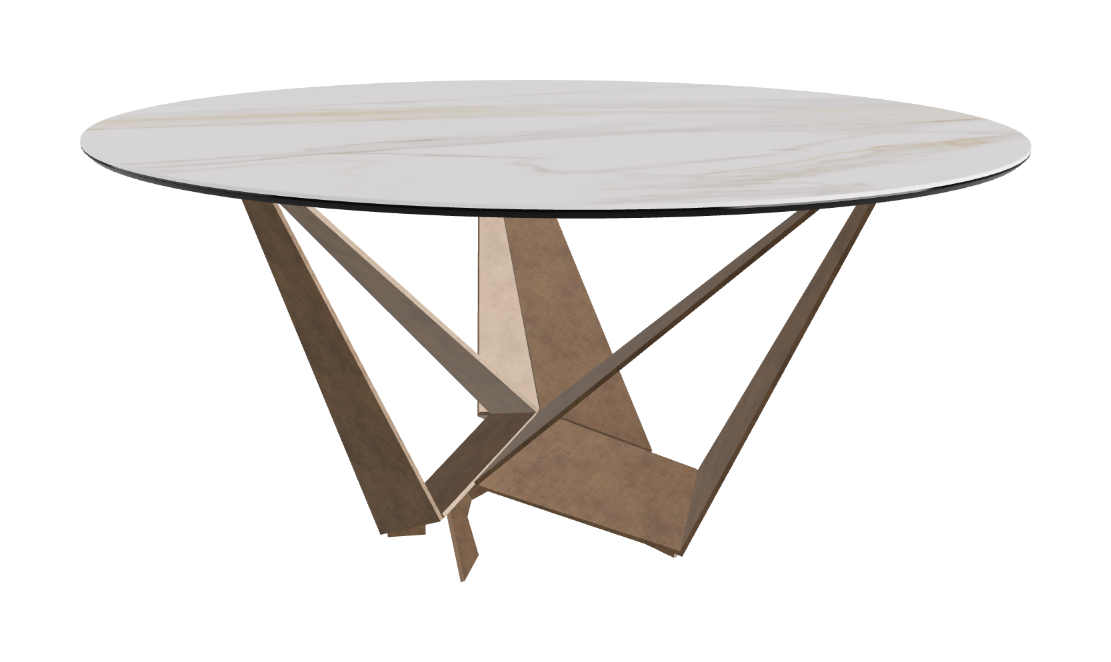 Cattelan Italia Skorpio Keramik Round Dining Table