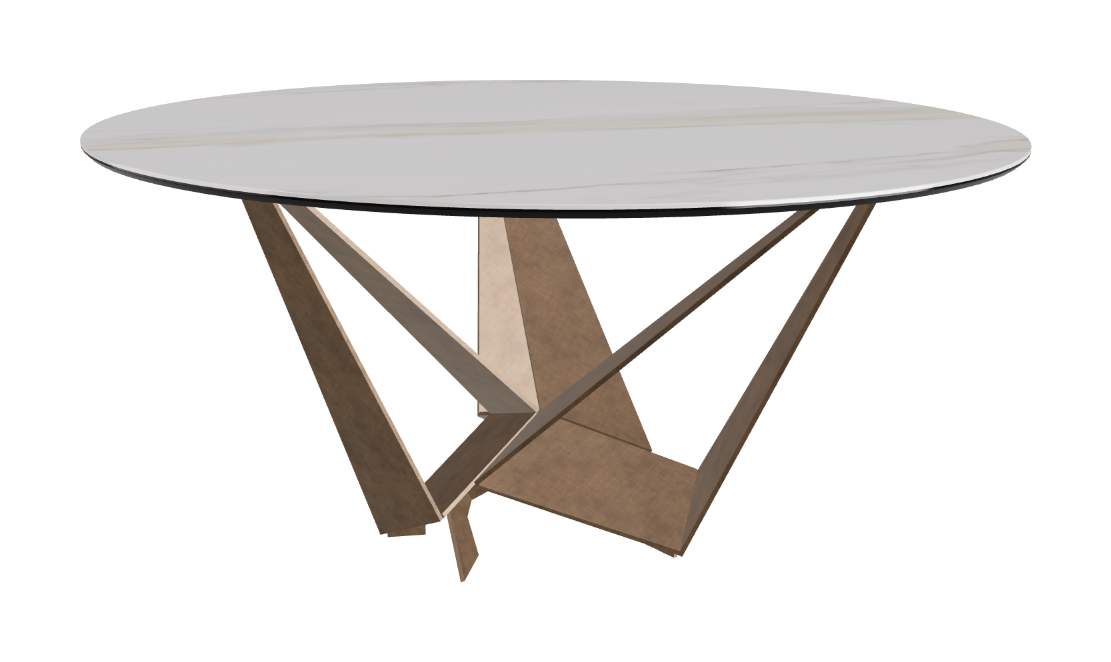 Cattelan Italia Skorpio Keramik Round Dining Table