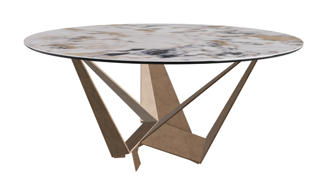 Cattelan Italia Skorpio Keramik Round Dining Table