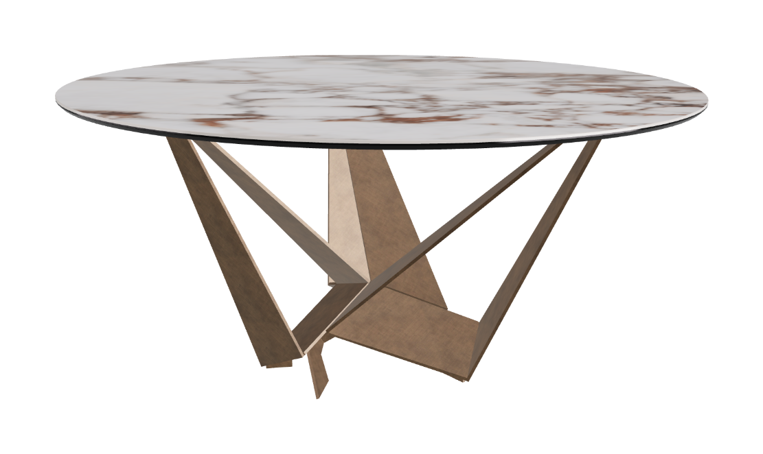 Cattelan Italia Skorpio Keramik Round Dining Table