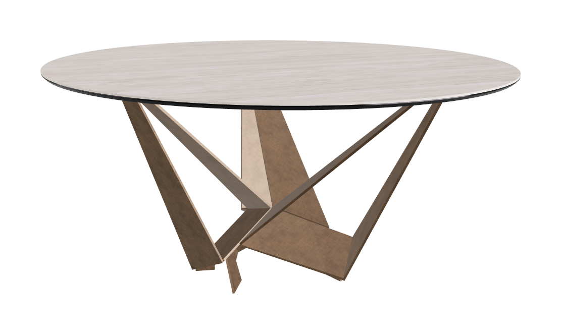 Cattelan Italia Skorpio Keramik Round Dining Table