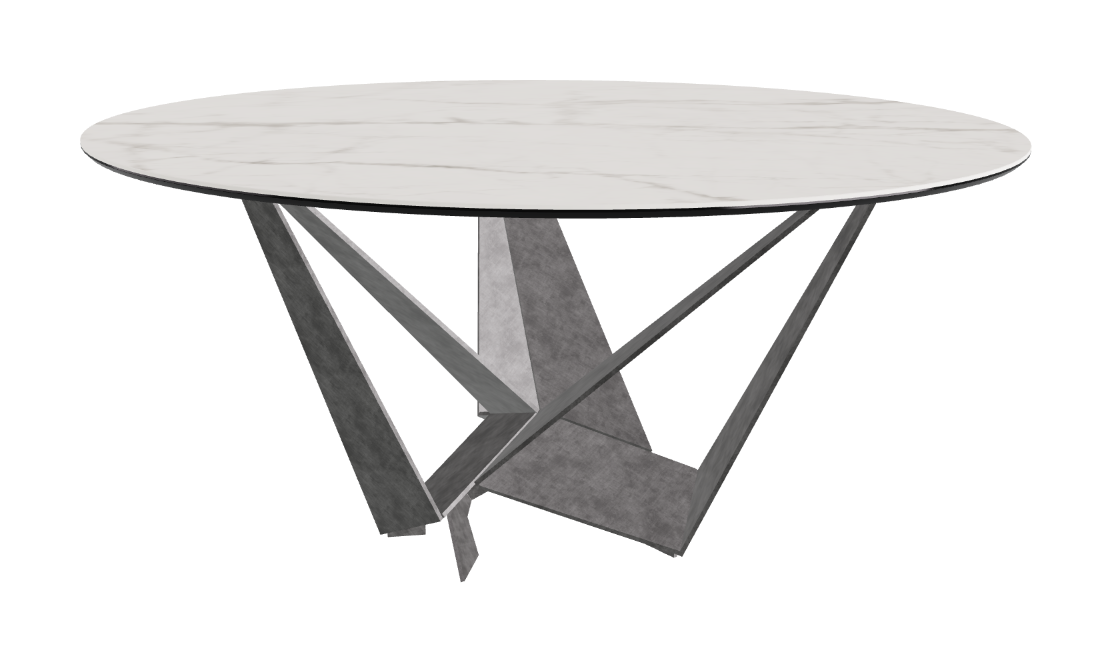 Cattelan Italia Skorpio Keramik Round Dining Table