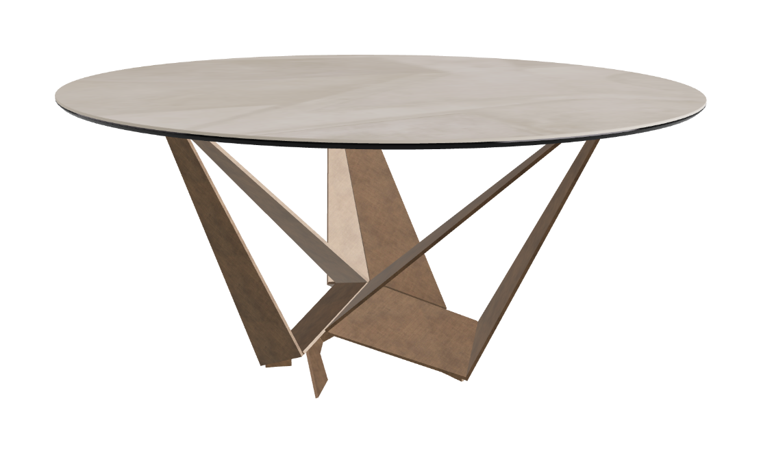 Cattelan Italia Skorpio Keramik Round Dining Table