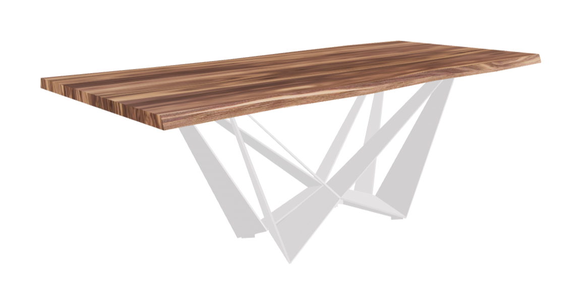 Cattelan Italia Skorpio Wood Live Edged Dining Table