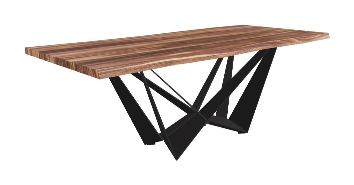 Cattelan Italia Skorpio Wood Live Edged Dining Table