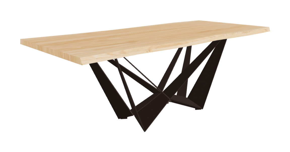 Cattelan Italia Skorpio Wood Live Edged Dining Table