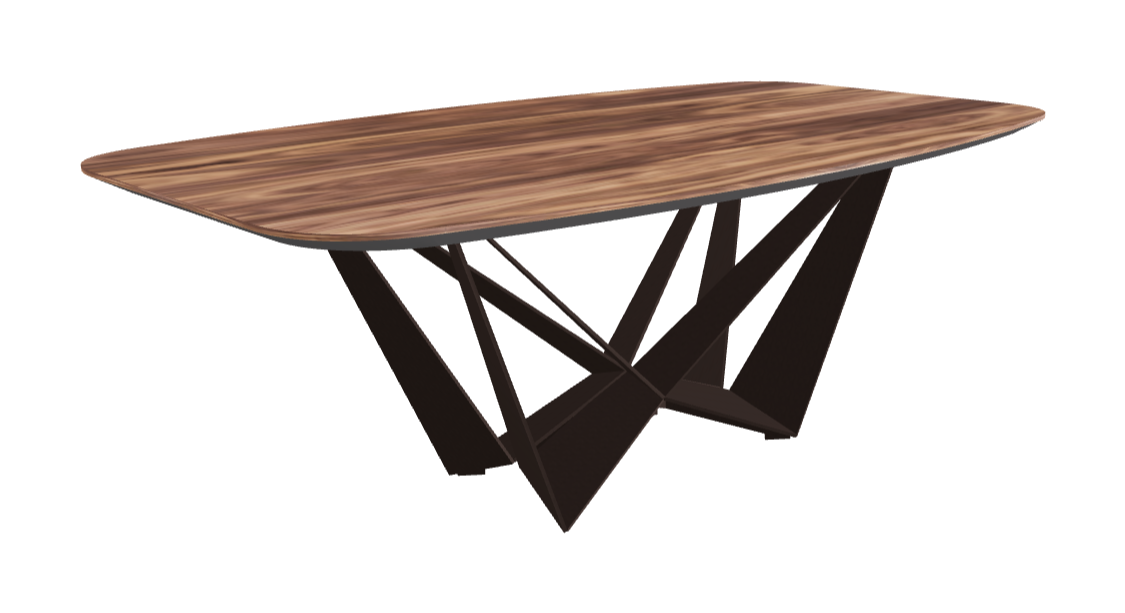 Cattelan Italia Skorpio Wood Barrel-Shaped Dining Table